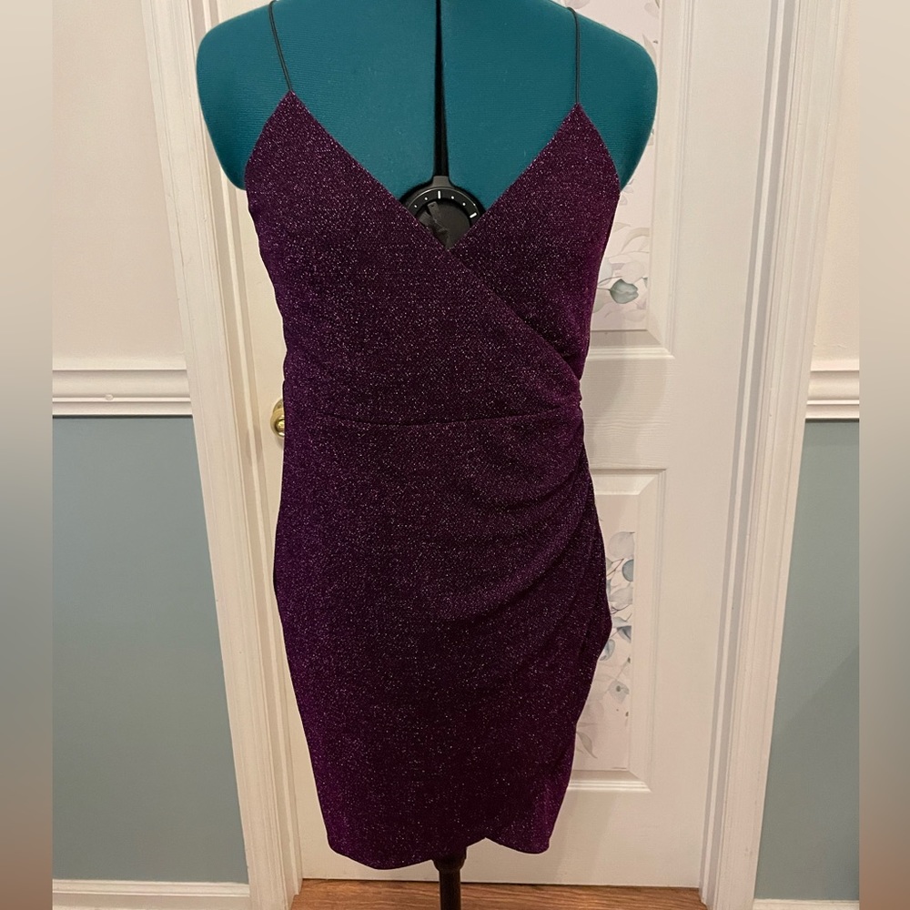 Forever 21 Glitter Mini Dress, Size M
